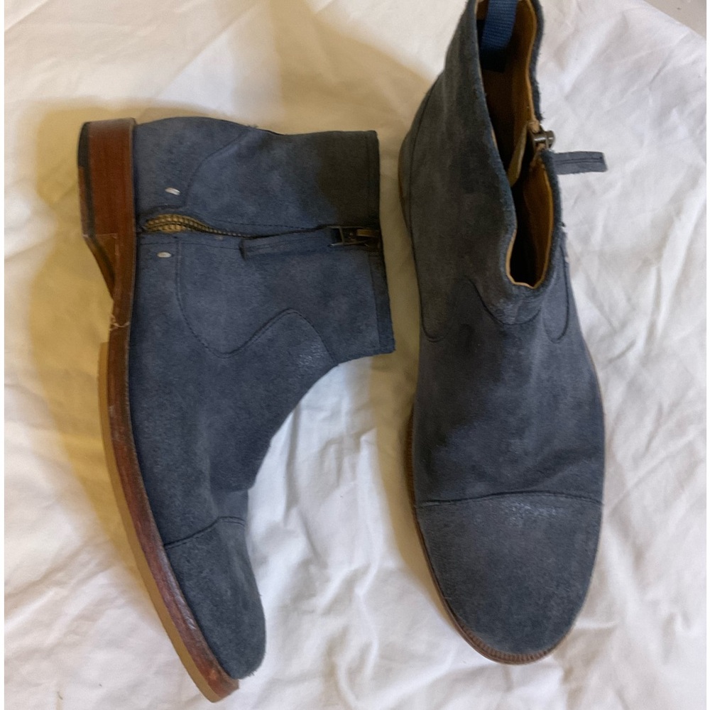❌ J. shoes BLUE Leather SUEDE BOOTIES